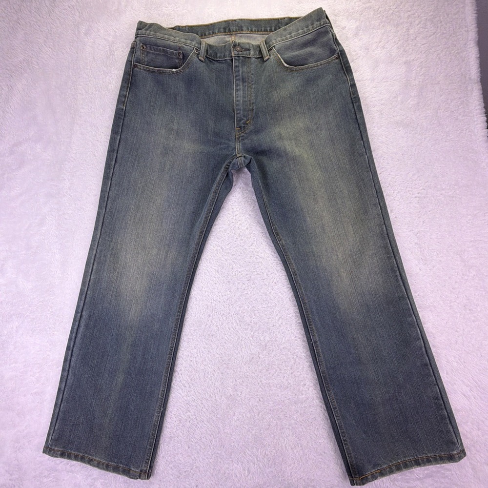 Levi's 559 Jeans Mens 38x28 (tag: 38x30) Relaxed Fit Straight Vintage-Wash Denim
